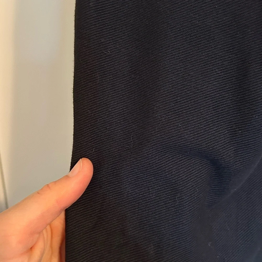 Michael Kors Black skinny leg Trousers with gold buttons